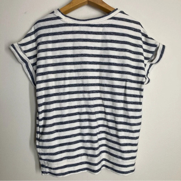 Banana Republic Women’s XS Striped Short Sleeve Top with Pockets - Picture 6 of 6